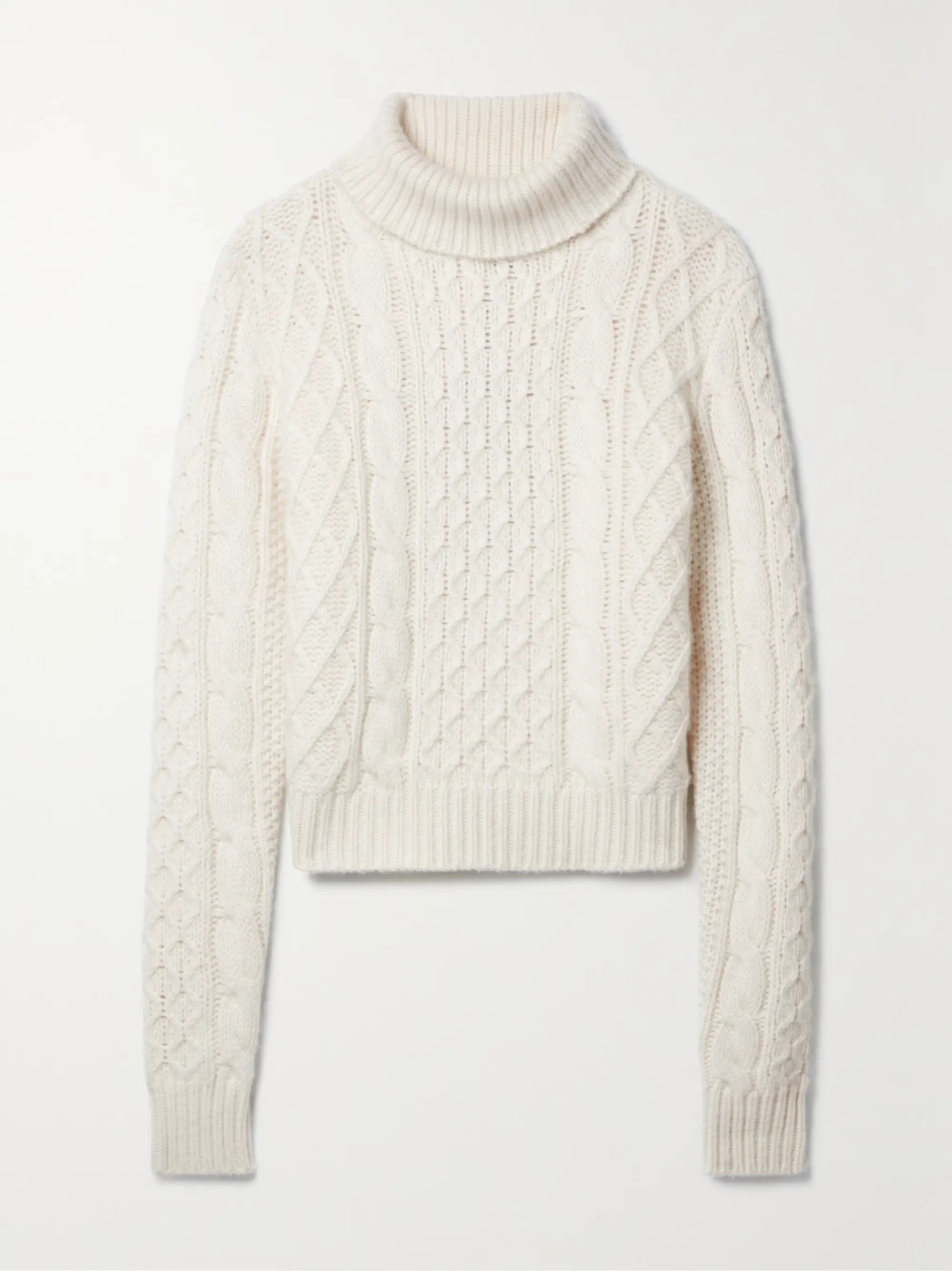 Andrina cable-knit wool and cashmere-blend turtleneck sweater | NET-A-PORTER (US)