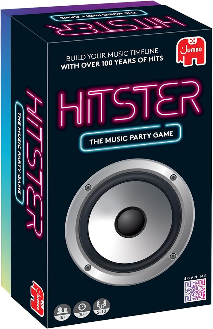 Hitster - The Music Party Board Game, Fun Music Card & Quiz Game - 300+ Iconic Hits - Christmas S... | Amazon (UK)