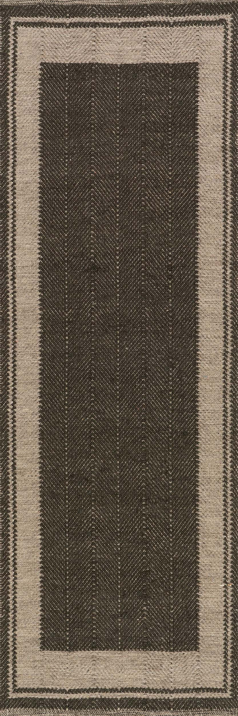 Color: CharcoalCanon Bordered Wool Rug by Nate Berkus | Beige Beige swatchCanon Bordered Wool Rug... | Rugs USA