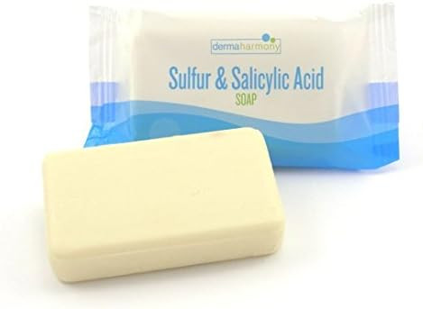 DermaHarmony Sulfur and Salicylic Acid Bar Soap - 3.7 oz (1 Bar) | Amazon (US)