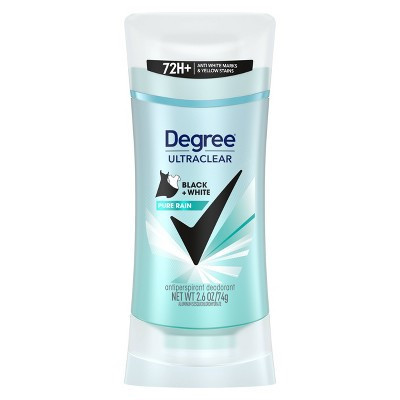 Degree Ultraclear Black + White Pure Rain 72-Hour Antiperspirant & Deodorant - 2.6oz | Target