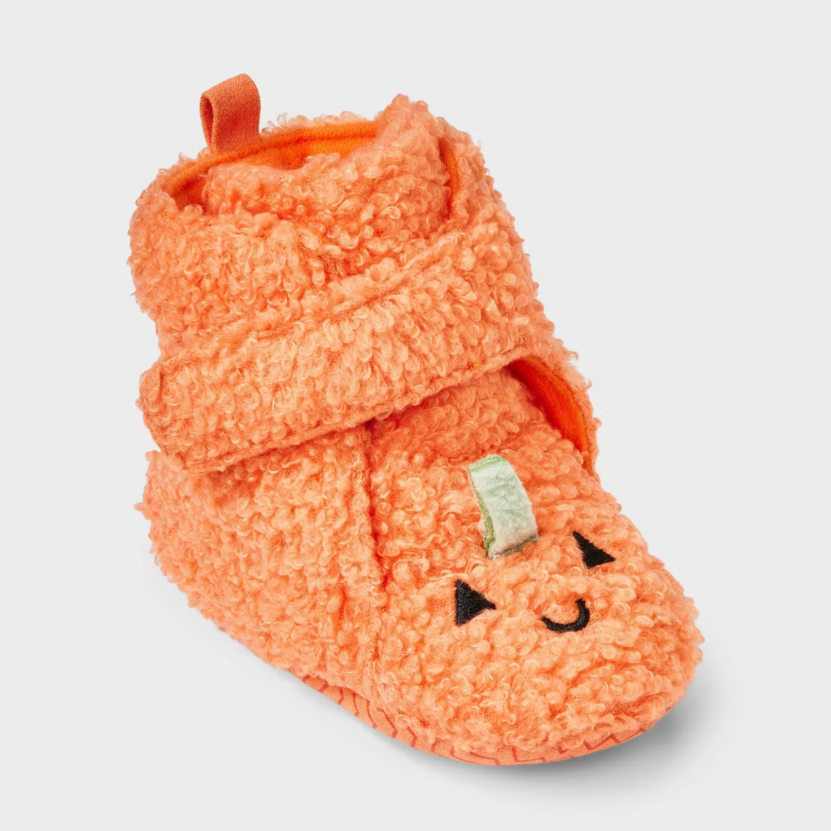 Baby Pumpkin Bootie Crib Shoes - Cat & Jack™ Orange | Target
