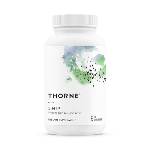 THORNE - 5-HTP - Contains Vitamin B6 - Serotonin Support for Sleep & Stress Management* - 5-Hydroxytryptophan Supplement - Third-Party Certified - Gluten, Dairy & Soy-Free - 90 Capsules | Amazon (US)