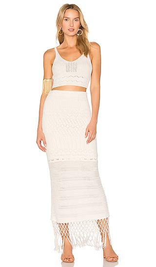 X REVOLVE Sandra Skirt | White Skirt Outfit | Spring Skirt Set | Skirt Sets | Matching Sets | Skirts | Revolve Clothing (Global)