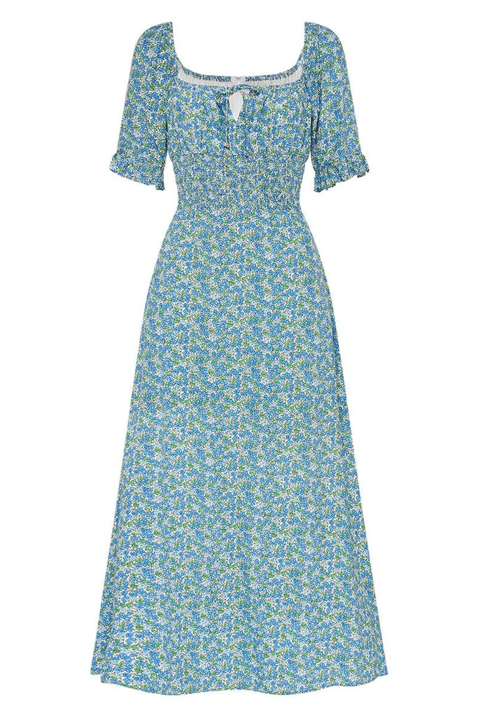 El Paso Midi Dress La Guardia Floral Print | Faithfull (AU)