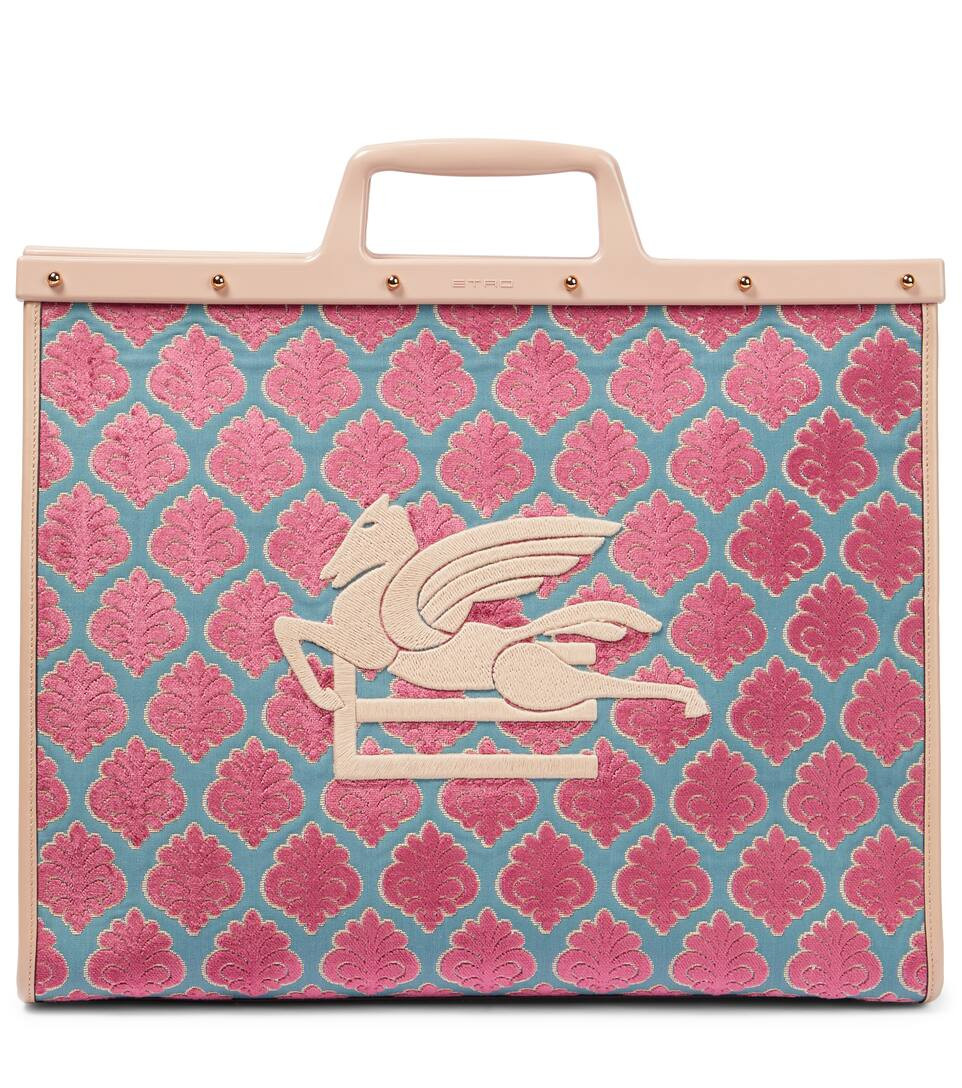 Love Trotter Large jacquard tote bag | Mytheresa (US/CA)