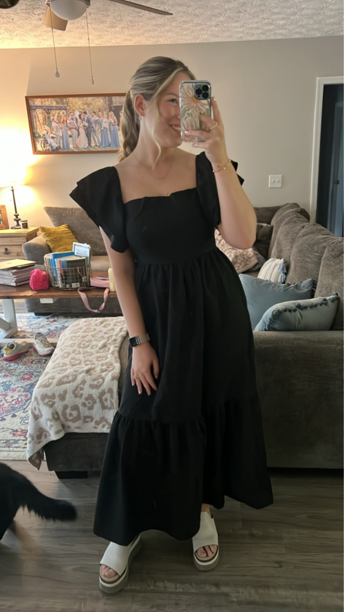 Shein, shein dress, dress, midi dress, black midi dresss

#LTKFindsUnder50 #LTKStyleTip #LTKSeasonal