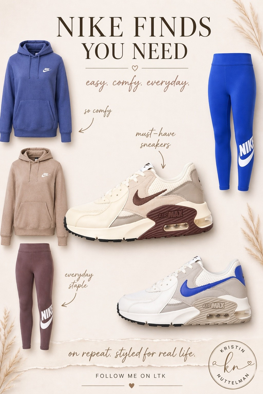 Easy, comfy, everyday Nike finds you’ll actually live in 🙌
These are the pieces I keep reaching for — from the coziest hoodies to must-have sneakers 🤍
Perfect for running errands, mom life, or just feeling put together without trying.

Tap to shop or follow me on LTK for all my daily finds ✨

LTK Hashtags:
#LTKStyle #LTKFinds #LTKActive #LTKFitness #LTKUnder100 #LTKShoeCrush #LTKSeasonal #LTKEveryday #LTKCasual #LTKAthleisure #NikeStyle #NikeFinds #EverydayStyle #MomStyle #EffortlessStyle

#LTKSeasonal #LTKmomlife #LTKTravel