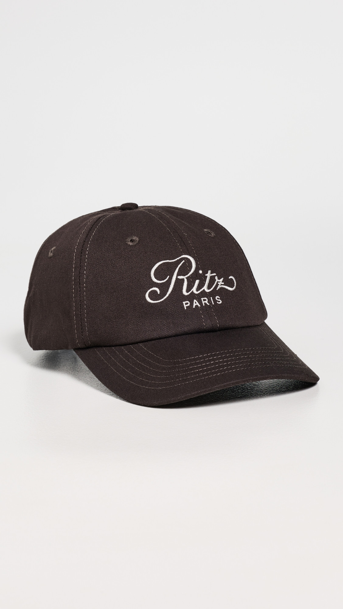 FRAME Frame x Ritz Paris Cotton Cap Chocolate Brown One Size | Shopbop