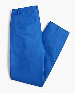 Kallie stretch linen-blend straight-leg pant | J.Crew Factory