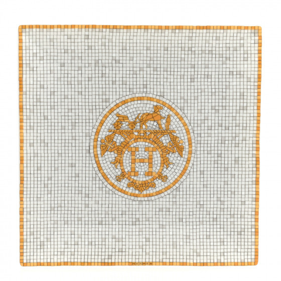 HERMES Porcelain Mosaique au 24 Square Plate | FASHIONPHILE (US)