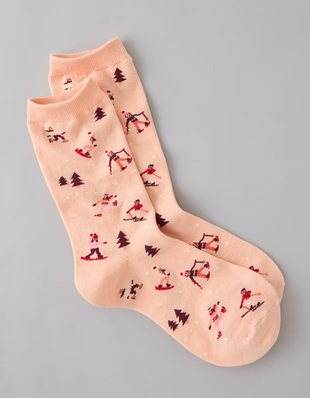 AE Skiers Crew Socks | American Eagle Outfitters (US & CA)