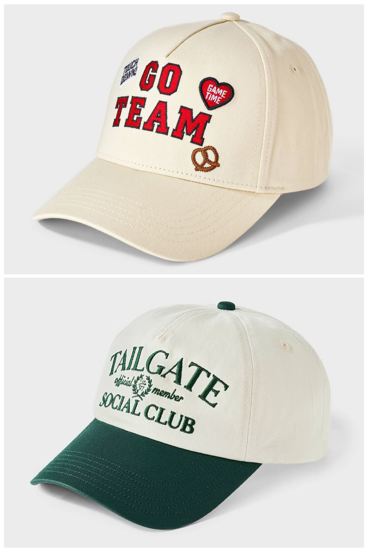 Target new arrival, gameday hats