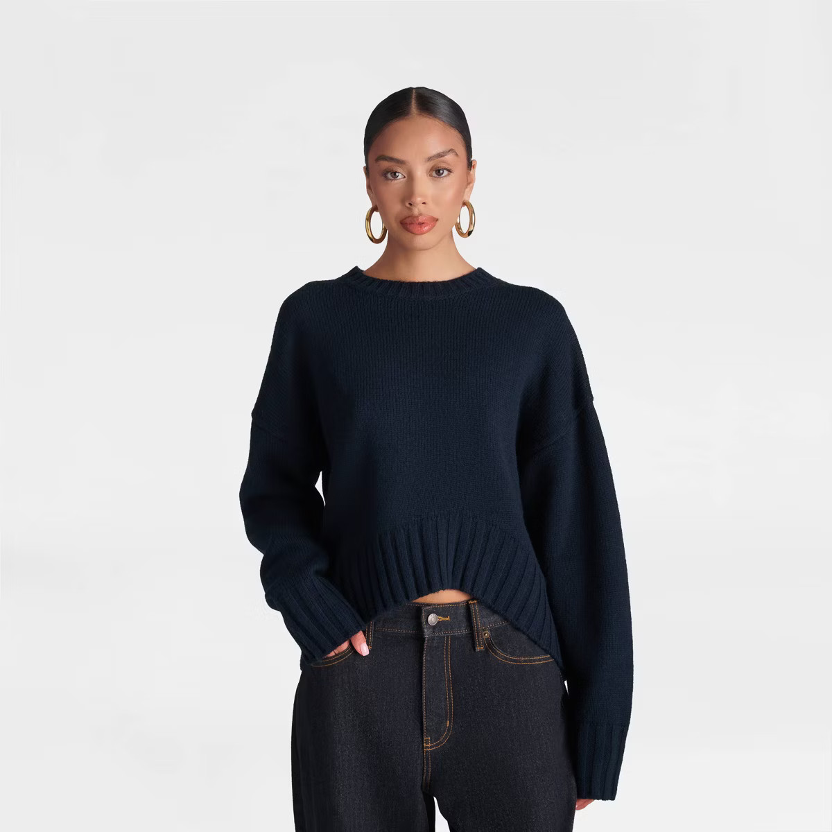 KBB by KAHLANA Women's 'The Asymmetric Sweater' | Target