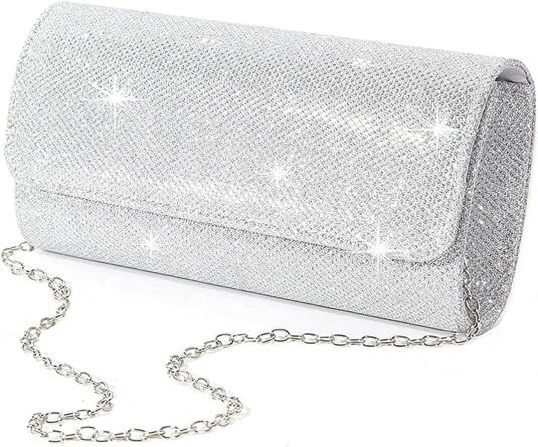 ZHUYING Evening Bag Clutch Purses for Women Ladies Sparkling Party Handbag Wedding Bag | Walmart (US)