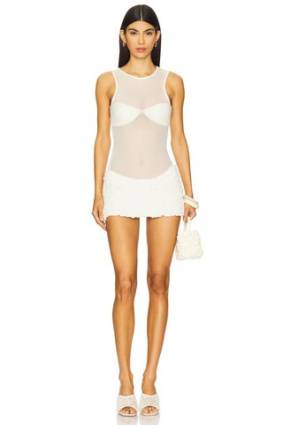 Poncik Mini Dress in Undone | Revolve Clothing (Global)