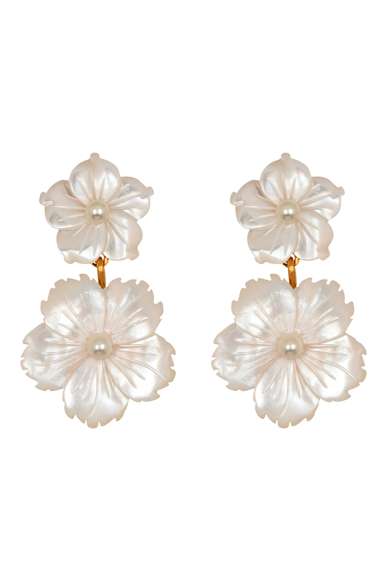 Jennifer Behr Tibby Floral Mother of Pearl Drop Earrings (Women) | Nordstrom | Nordstrom