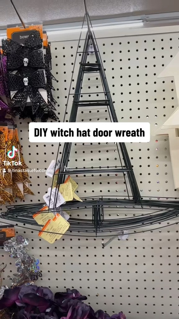Diy dollar tree witch hat wreath ! 

#LTKSeasonal