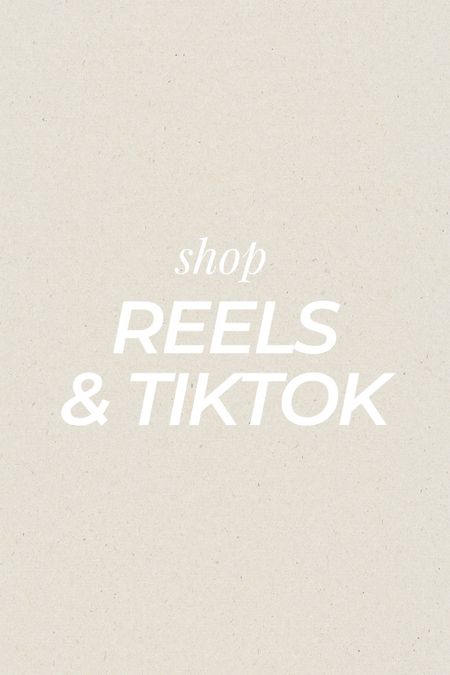 Shop from my most recent IG Reels and TikToks 

#LTKMostLoved