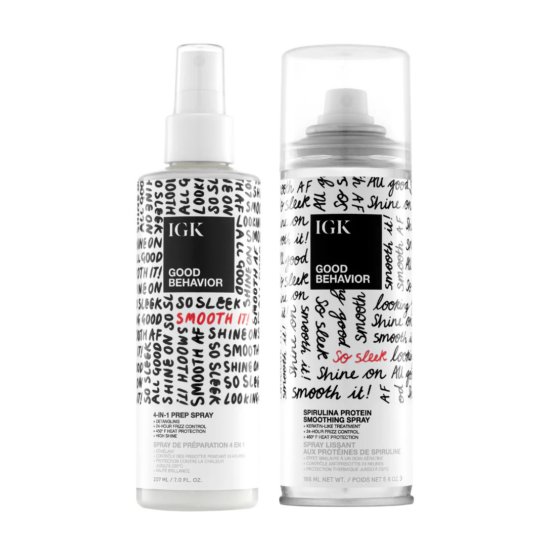 Good Behavior Smoothing Spray Smoothing Spray + 4-in-1 Prep Spray [Save 15%] | IGK Hair