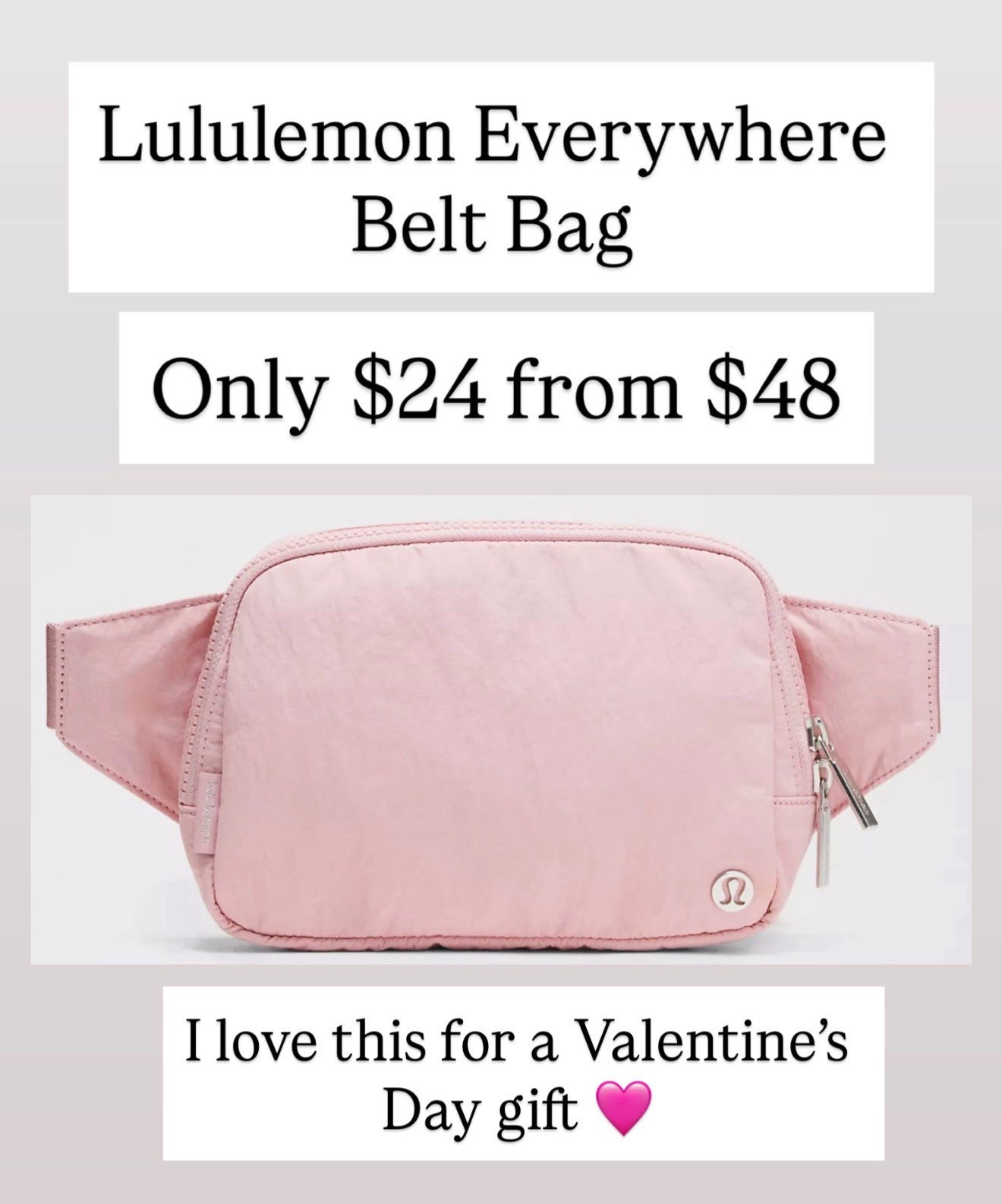 Lululemon belt bag is $24 from $58

#LTKSaleAlert