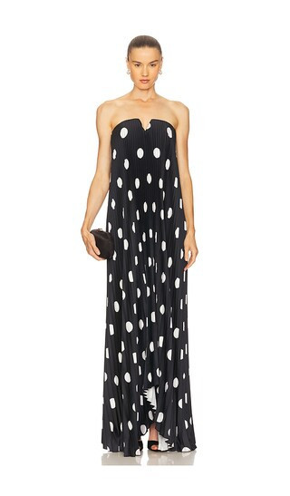L'IDEE Black Tie Gown in Black. - size 12/L | Revolve Clothing (Global)