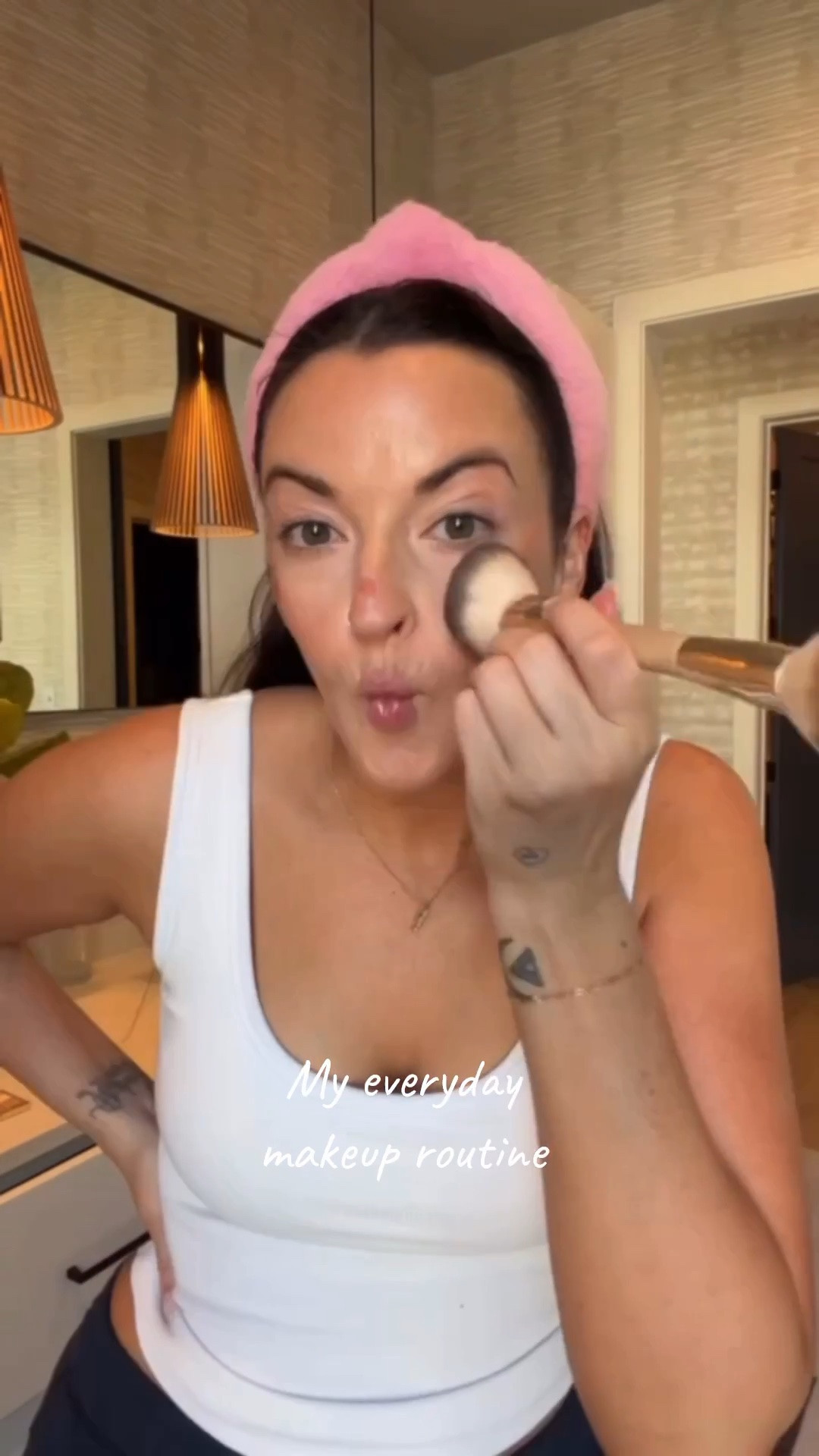 My everyday makeup routine with all my @Tarte products. All 40% off!