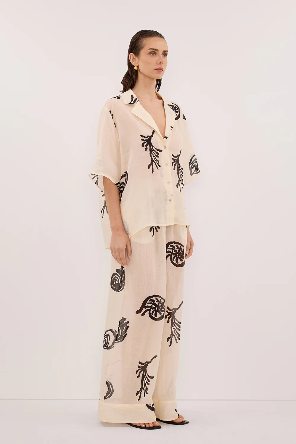 POSITANO SANDSTONE RAMIE PANT | DISSH