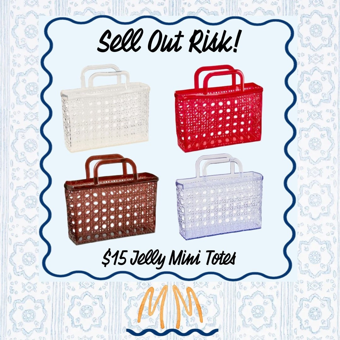 Cutest mini jelly totes! Carry from the pool to dinner 🩵 love the $15 price point!

#jellytotes #jellypurses #resortwear2026 #vacationbeachoutfits #pooloutfits #dupes #pursedupes #pooltotes #minitotes #ltkunder20
