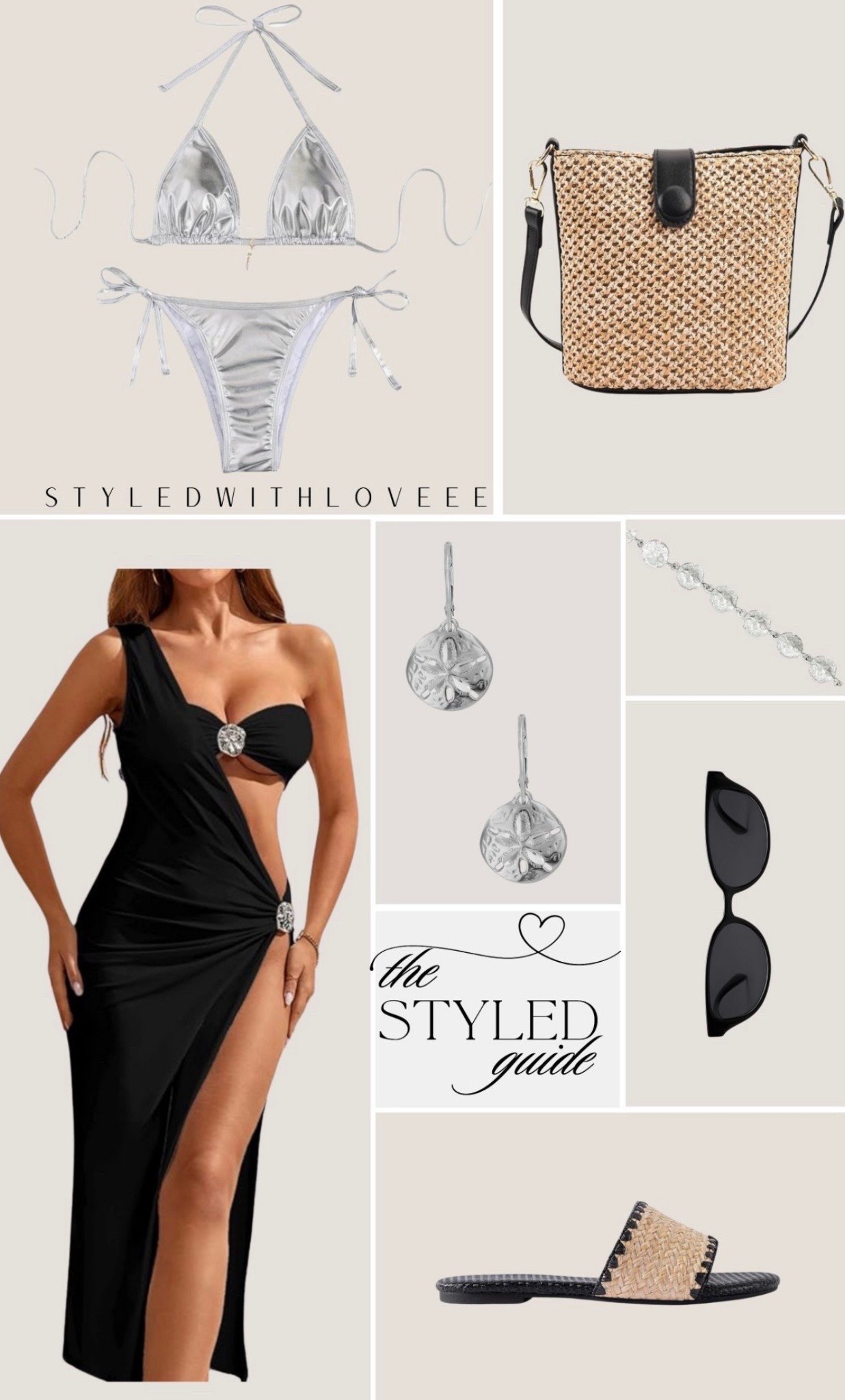 Who said silver and black are not great combo? Shop this look now!

 

 #LTKootd #LTKSwim #LTKTravel