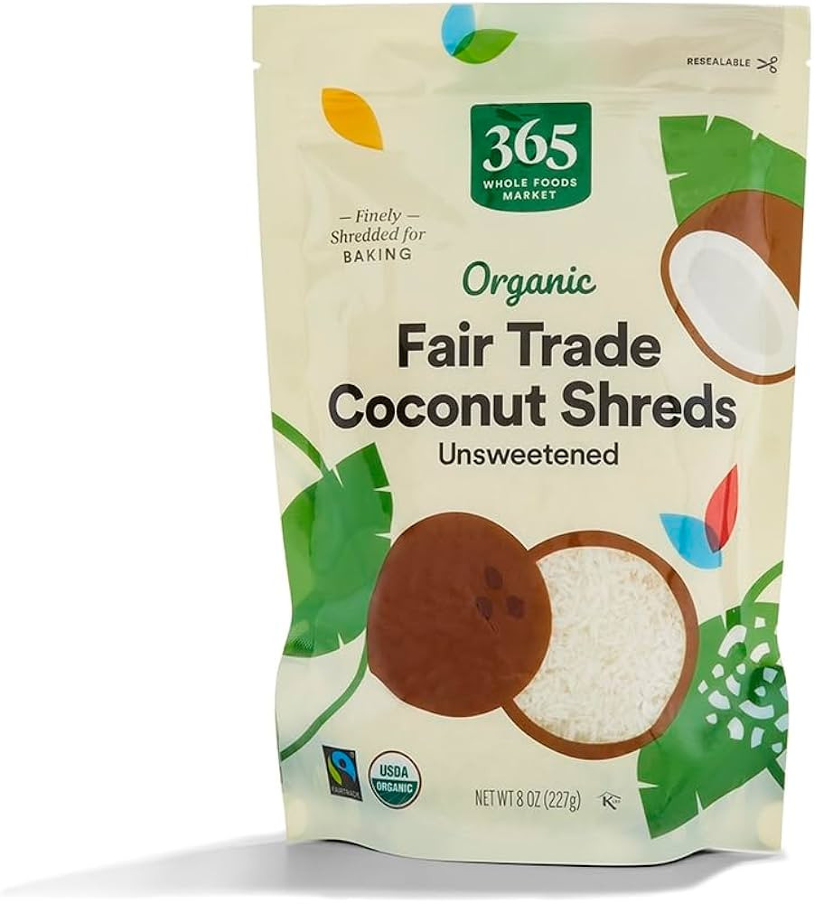 365 by Whole Foods Market, Organic Shredded Coconut, 8 Ounce | Amazon (US)
