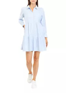 Women's Long Sleeve Button Up Dress | Belk