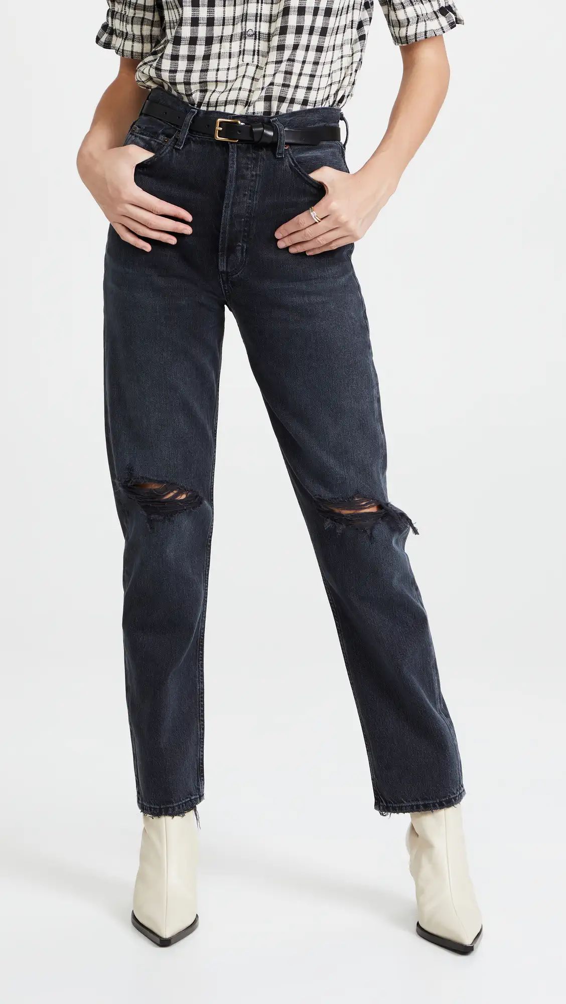 AGOLDE 90s Pinch Waist High Rise Straight Jeans | Shopbop | Shopbop