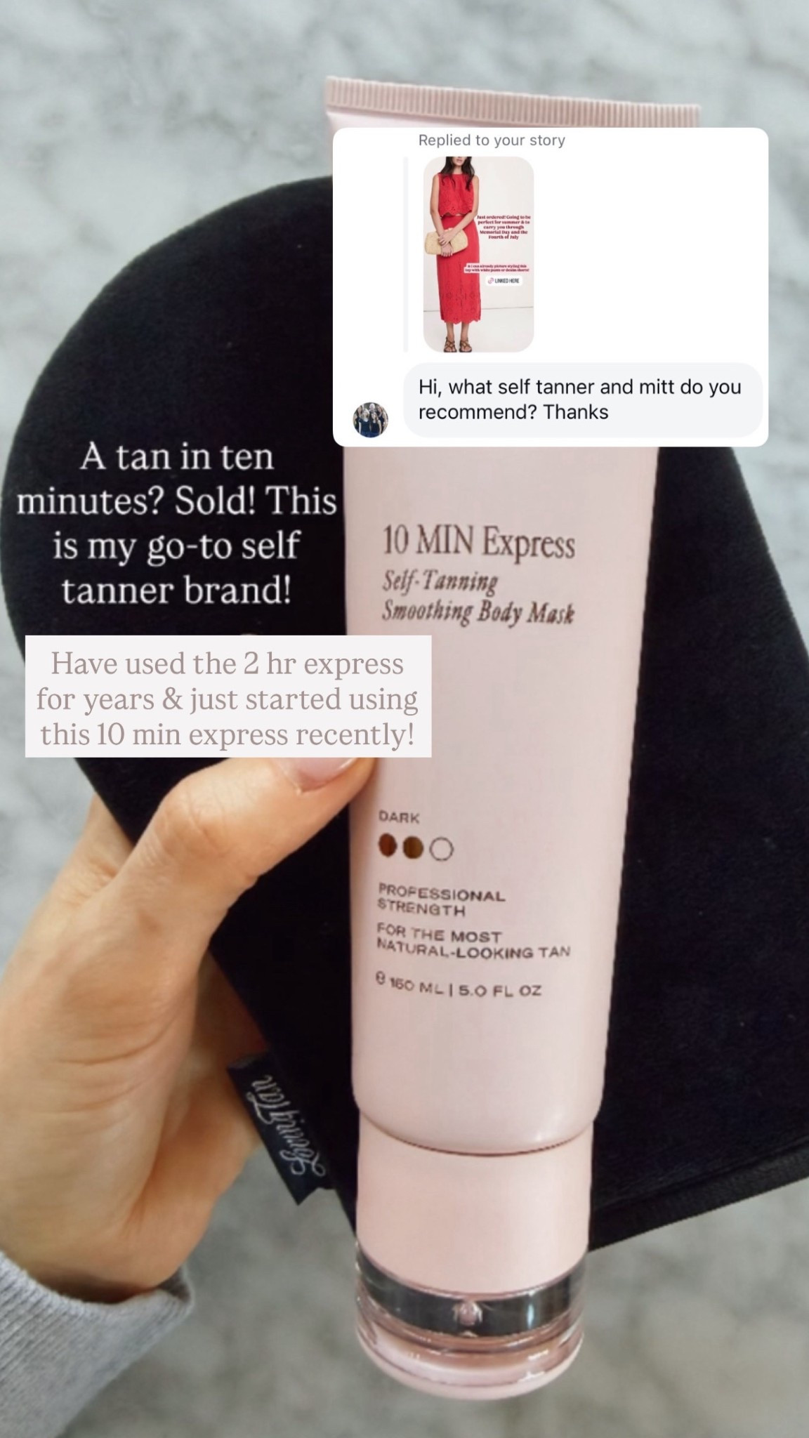 Just recently started using this 10 minute self tanner! I’ve been using the 2 hour express from @Loving Tan US for years! The best tan!

Loverly Grey, Ulta, beauty, self tanner

#LTKBeauty