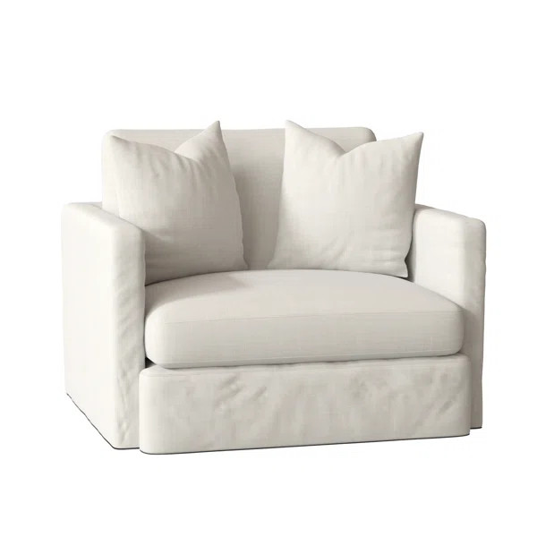 Kian Upholstered Slipcovered Armchair | Wayfair North America