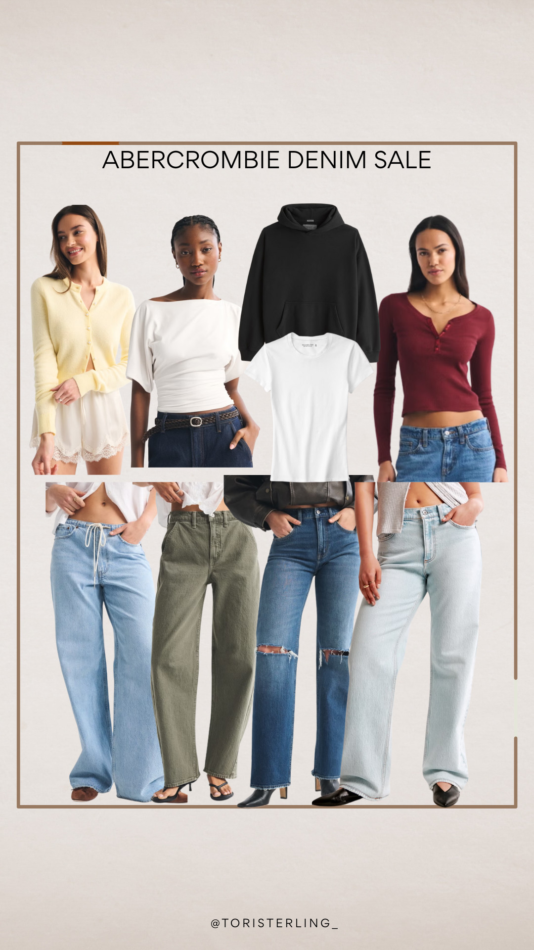 Abercrombie denim sale! 25-40% off denim + 20% off almost everything else! Use code DENIMAF for an extra 15% off at checkout! 

 #LTKSeasonal #LTKSaleAlert