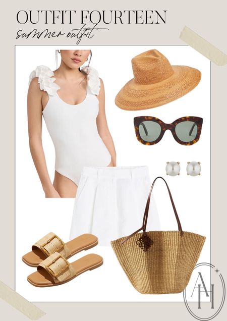 I'm loving this ruffle detail swimsuit and oversized sun hat perfect for a pool day. 

#LTKswim #LTKSeasonal #LTKFind