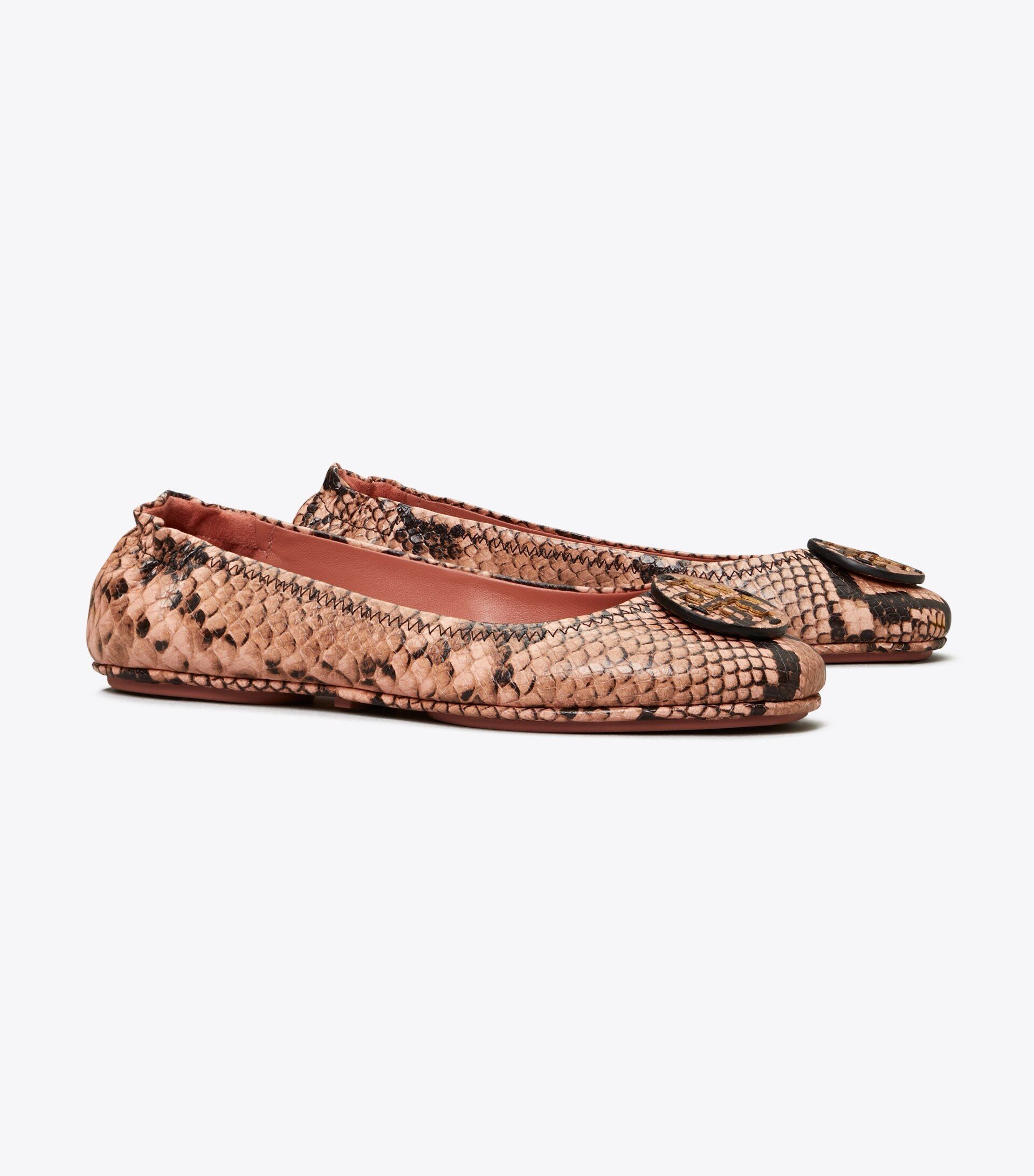 Minnie Travel Ballet Flat, Embossed Leather | Tory Burch (US)