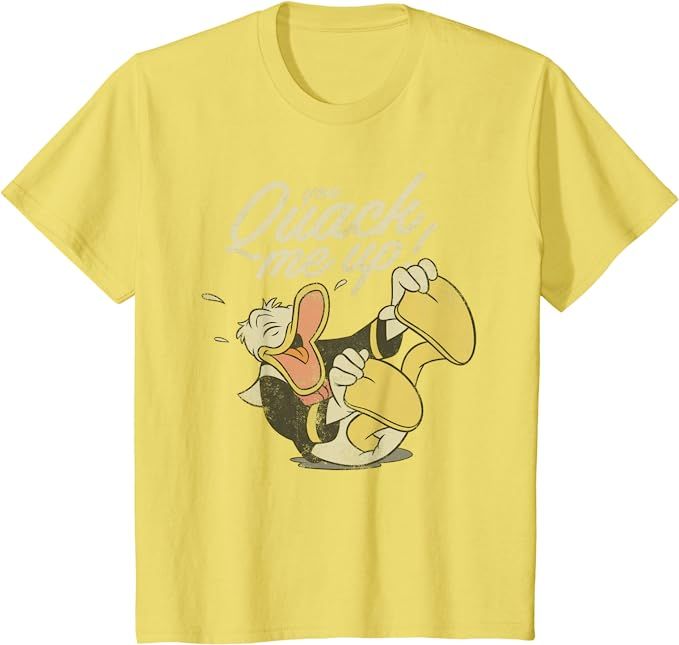 Disney Mickey and Friends Donald Duck You Quack Me Up T-Shirt | Amazon (US)
