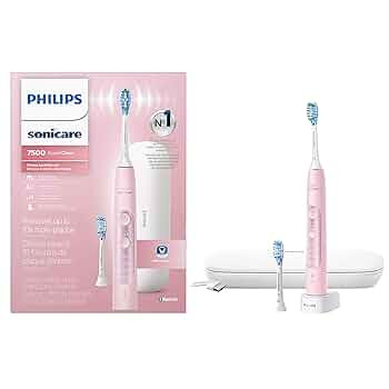Philips Sonicare ExpertClean 7500 Pink, Rechargeable Electric Power Toothbrush, HX9690/07 | Amazon (US)