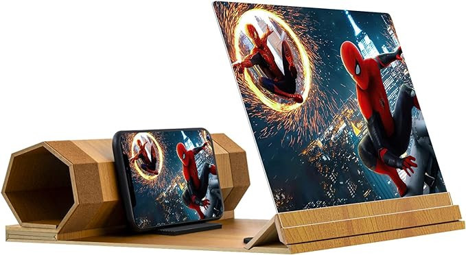 14 inch Screen Magnifier for Smartphone – Mobile Phone 3D Magnifier Screen Expanders for Movies... | Amazon (US)