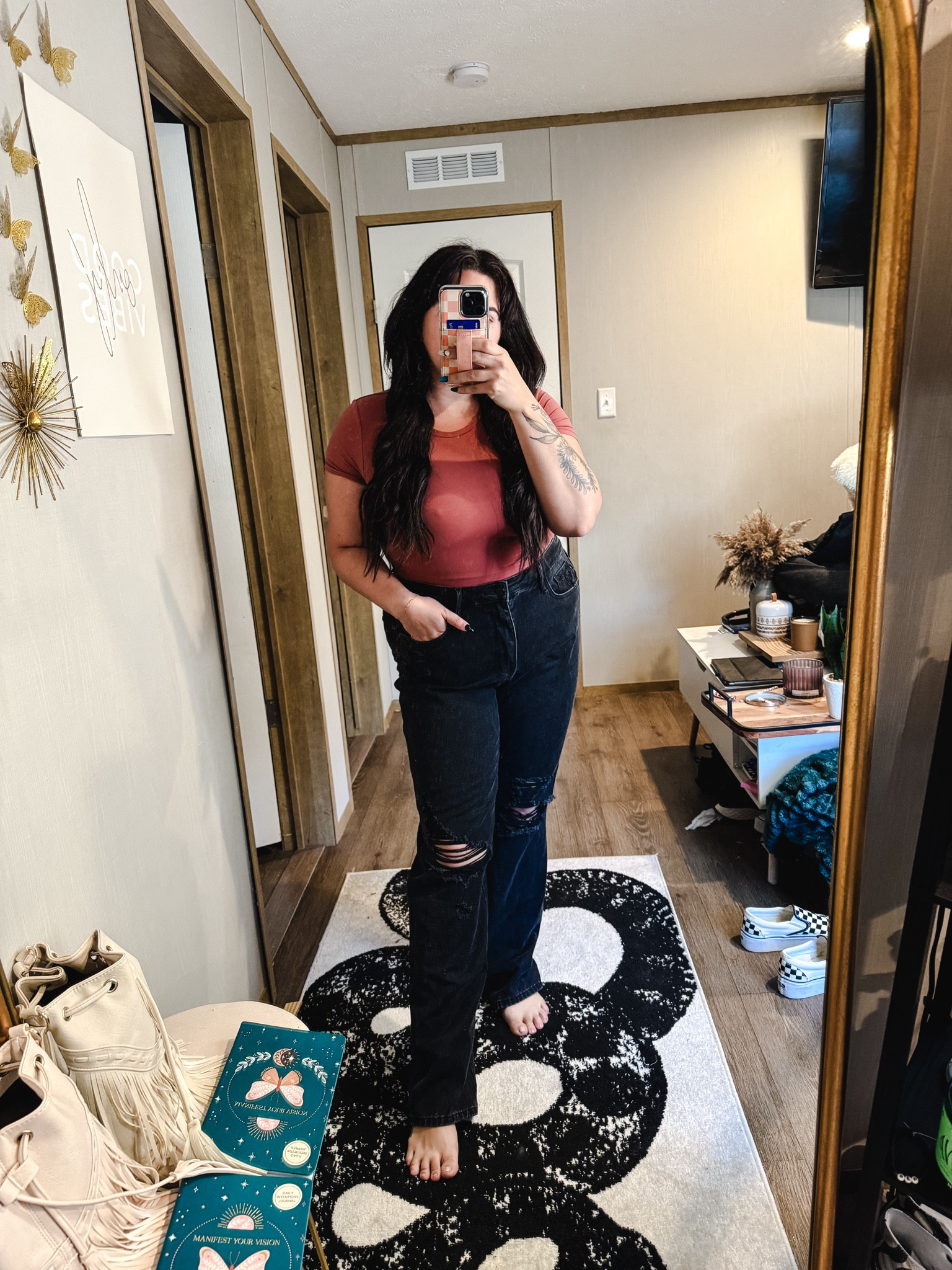 I am so excited to announce that I can now link all my bralettes and tummy control jeans for you all!!!!! These jeans are it for snatching in that waist and providing amazing tummy control. 

Wide leg 
Jeans 
Distressed jeans 

#LTKstyletip #LTKfindsunder100 #LTKmidsize