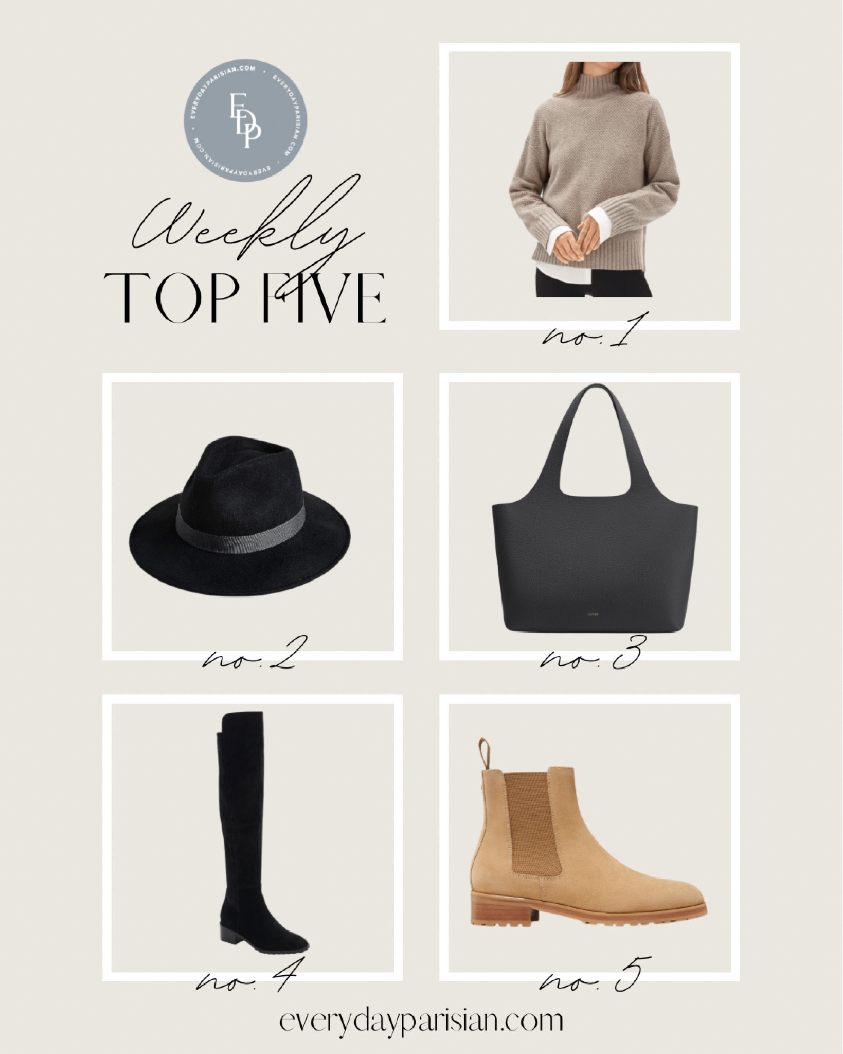 This weeks’s best sellers! My favorite Everlane sweater that I own in 3 colors and some great fall boots. 

#LTKstyletip #LTKSeasonal #LTKshoecrush