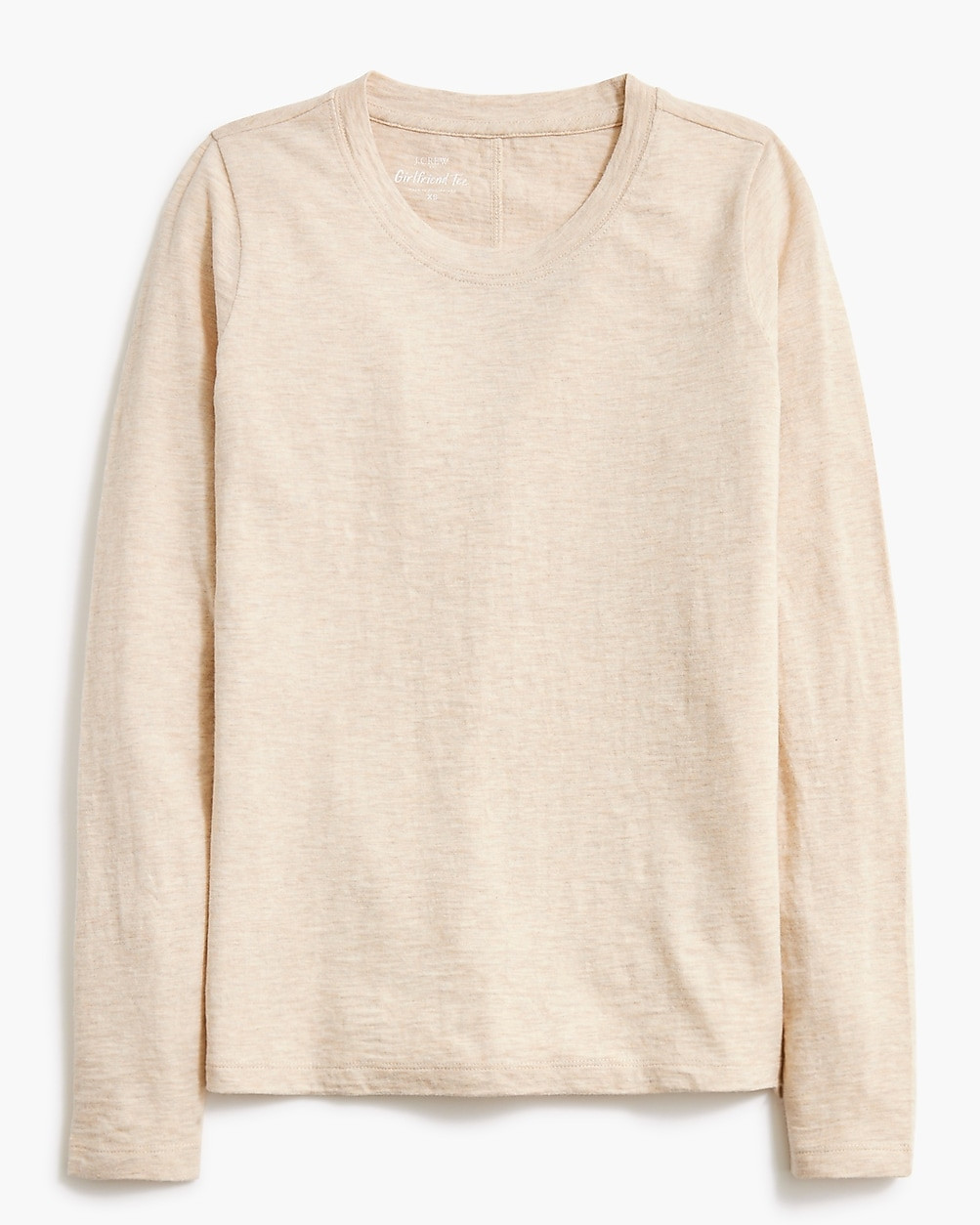 Long-sleeve crewneck girlfriend tee | J.Crew Factory