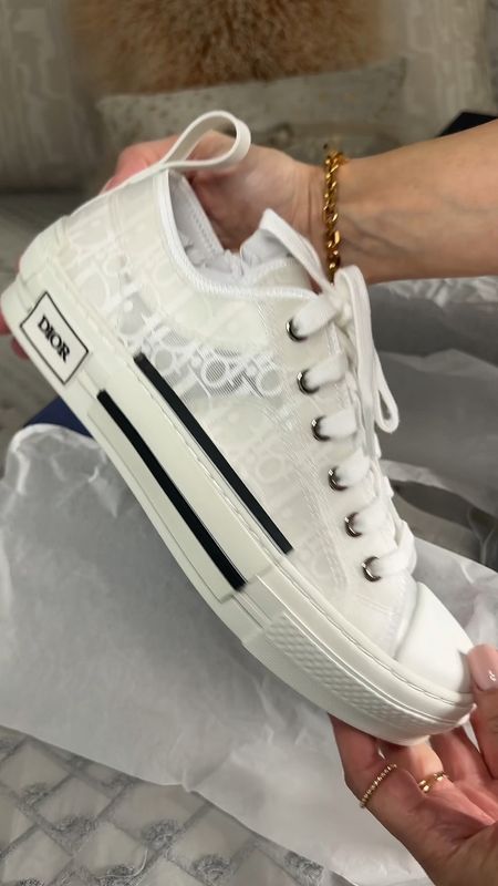 Love these! So easy and comfy to wear. Dior B23 Low-Top Sneakers White 
Oblique Canvas
#dior sneakers designer shoes #luxuryunboxing #designerkicks #designersneakers #diorobliquecanvas

#LTKstyletip #LTKVideo #LTKU