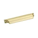Amerock | Kitchen Cabinet Cup Pull | Matte Gold | 5-1/16 in (128 mm) Center-to-Center | Jolene | 1 P | Amazon (US)