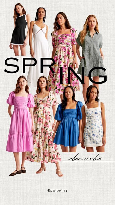 spring dresses from abercrombie 

floral dress, short dress, long dress, linen dress, spring, summer, sale

#LTKsalealert #LTKfindsunder100 #LTKSeasonal