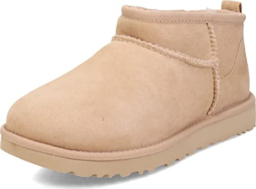 UGG Women's Classic Ultra Mini Boot, Driftwood, 8 | Amazon (US)