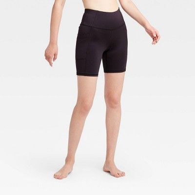 Women's Sculpted High-Rise Bike Shorts 7" - All in Motion™ | Target