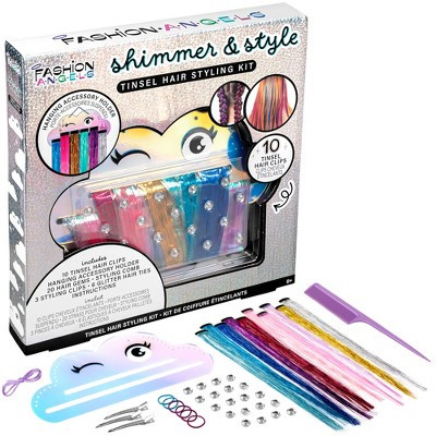 Fashion Angels: Tinsel Hair Styling Kit - Shimmer & Style, Fashion Beauty Craft | Target